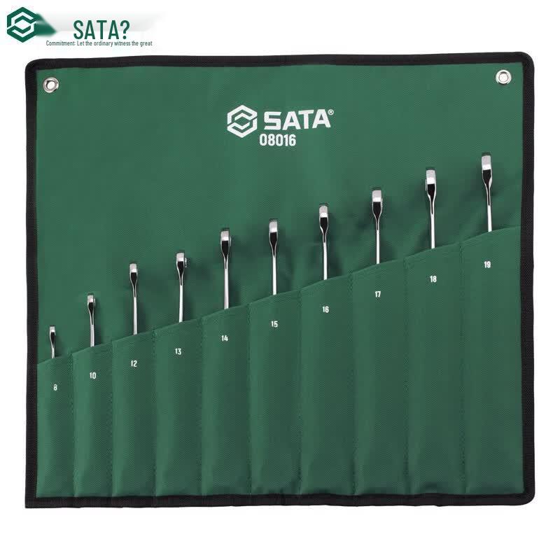 SATA 08016 Extended Combination Wrench Set 8-19MM