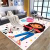 Gabby's Dollhouse Pattern Rug, Indoor/Outdoor Mat, for Picnic, Gameroom, Bedroom, Office, Living Room, Home Decor Carpet, Birthday Gift