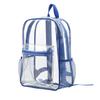 Zaino Trasparente di Grande Capacità Casual con Cerniera Impermeabile Zaino Trasparente Borsa Scolastica Zaino in PVC Visibile Borsa da Viaggio per Donne