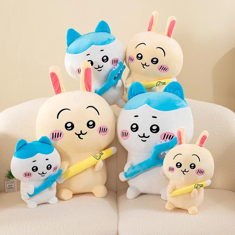 Hachiware Usagi Chiikawa Plush Toy Cuddly Cartoon Children Holiday Doll Pillow