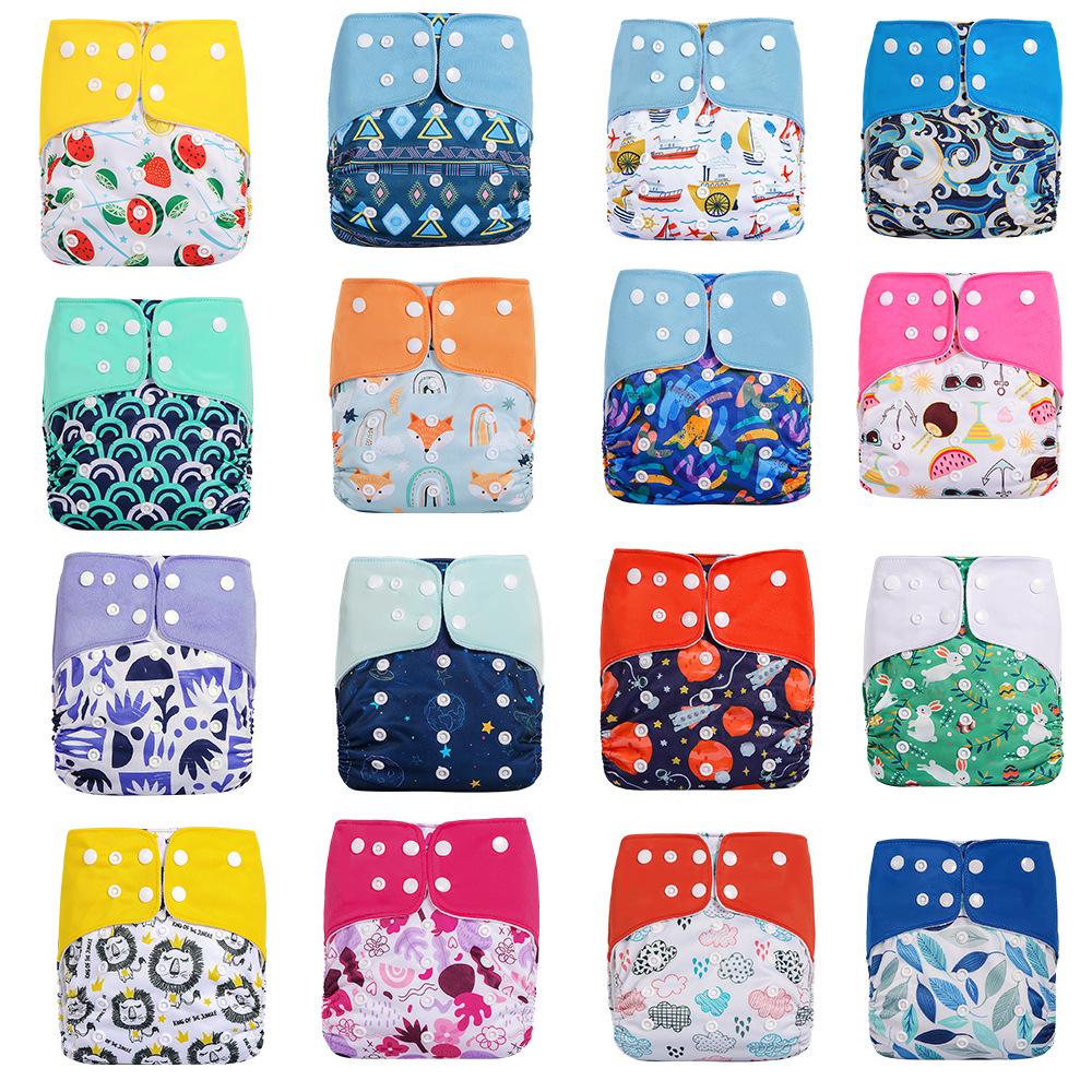 Babyshow Unisex Printed Washable Cloth Diapers & Training Pants for Summer