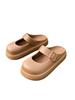 Fashion Baotou Half Slippers For Women'S Outdoor Wear  Spring And Autumn New Style Thick Soled Hole Shoes Versatile Slippers