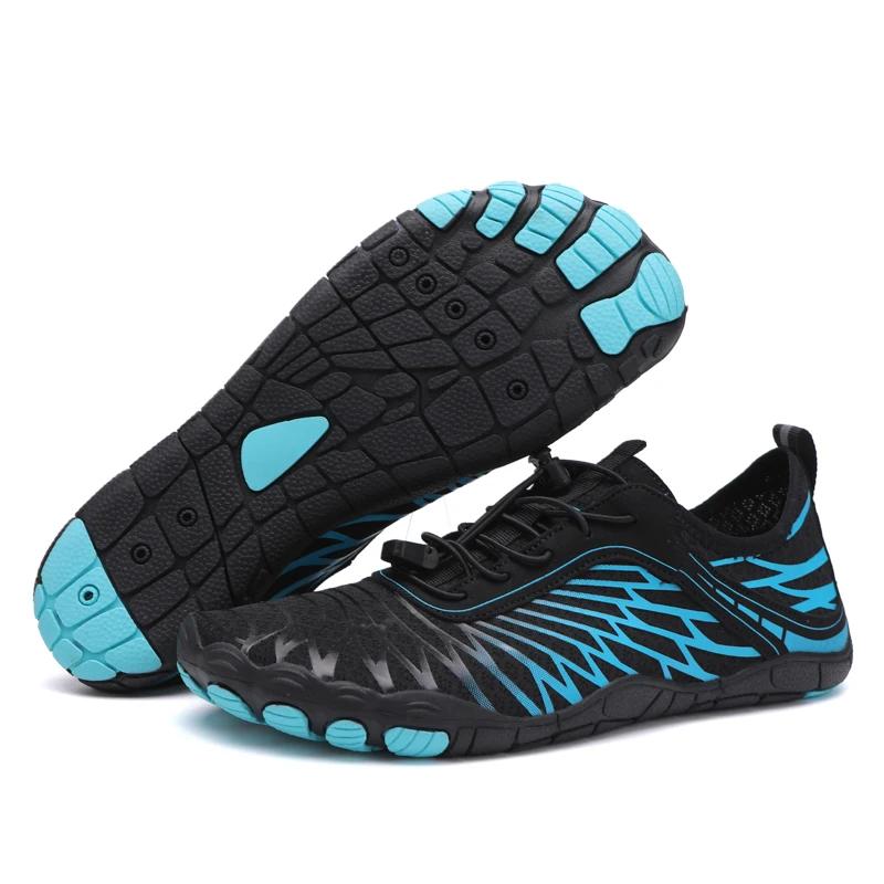 New Couple Fast Drying Water Shoes for Hiking Luxurious Outdoor Anti Slip Beach Shoes Fashion Breathable Five Finger Sneakers