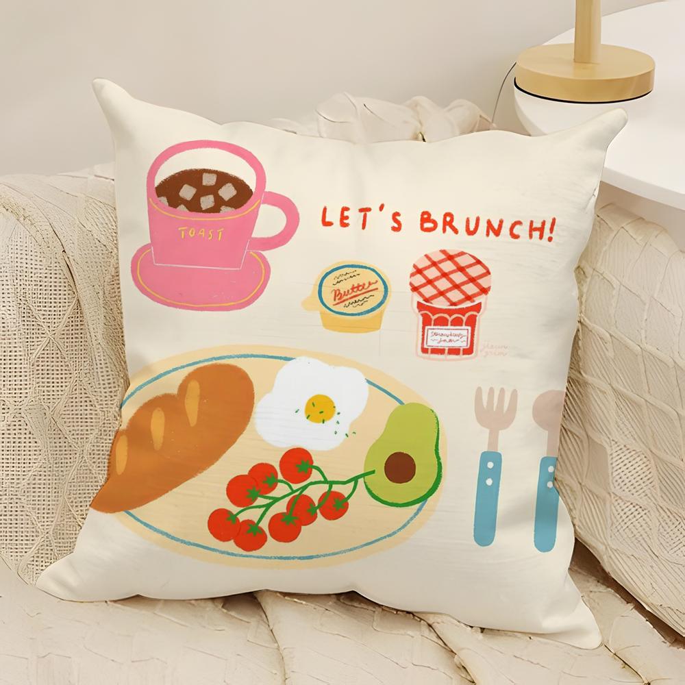 

JJieun GGrim Art Pillow Case Natural Linen DoubleSided Printing Sofa Home Decor Cushion Cover 30X30cm