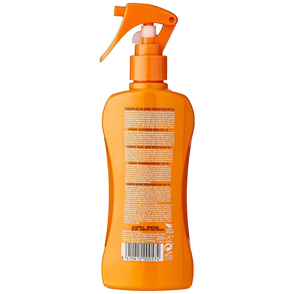Babaria Aloe Sun Screen Spray SPF50 200ml + After Sun 100ml