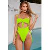 5-Farben Damen Bandage Einteiliger Sport Bikini Badeanzug