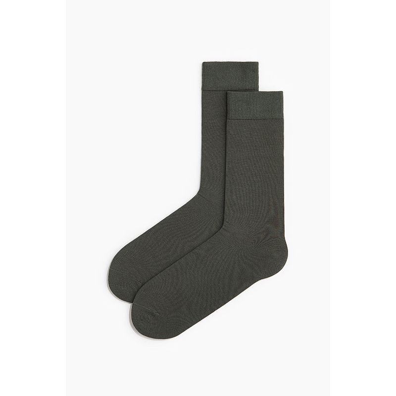 

Мужские носки HM Лето 2025 Новые Комфортные Носки из Смеси Бамбуковой Вискозы 1248899 Khaki Green 23-24