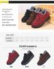 Women's Thickened Lined Winter Shoes: Non-Slip, Soft Sole Cotton Boots for Middle-Aged and Elderly