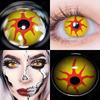 Eyeshare 1 Pair Cosplay Contact Lenses for Eyes Colorful Yellow Anime Lenses for Cosplay Halloween Cosmetics Pupils