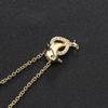 Kawaii Dolphin Necklace for Women Cute Pendant Gold Heart Cubic Zirconia Choker Chains On Neck Jewelry Gifts N148