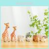 Holztier DIY Bastelset im modernen Kunststil, perfekt für die Heimdekoration und Kinderzimmer