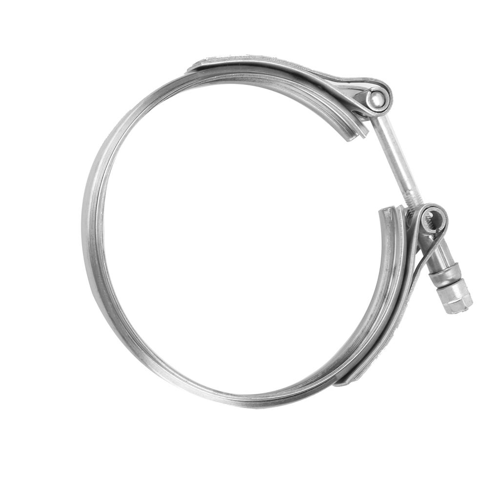 Car Turbocharger Exhaust V Band Clamp 186917 109‑114mm 4.3‑4.5in Replacement for Holset HX52 HX55