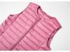 Women's Out-of-Season Korean Down Jacket - Slim Fit, Round Neck, Mid-Length, Zippered Winter Vest