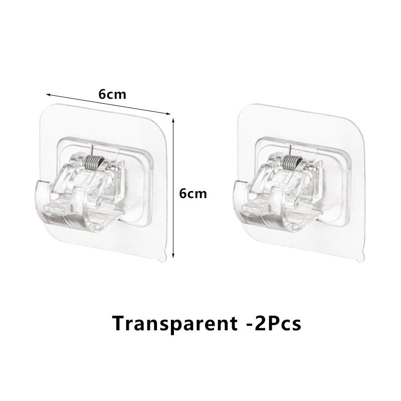 Telescopic Hook Fixing Clip For Curtains Shower Curtains Towels And Door Curtains Without Drilling