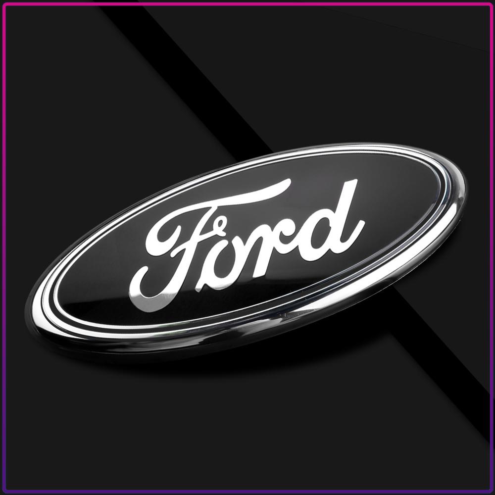 1 Adet Ford Mondeo Focus Fusion MK2 MK4 F150 F250 İçin Logo 11.5cm Araba Ön Kaput Logosu Arka Bagaj Rozet Çıkartması