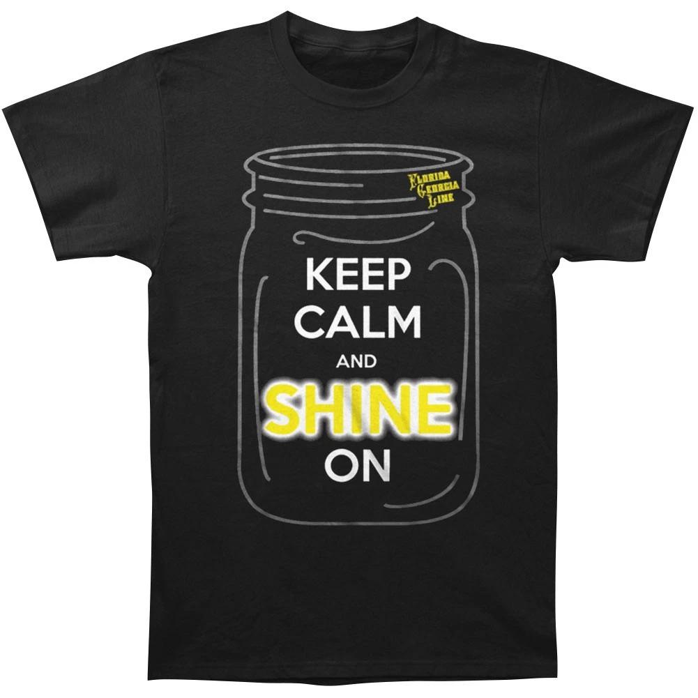 Men s Florida Georgia Line Keep Calm And Shine On T-shirt X-Large Black M