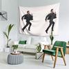 Ethan Hunt Mission Not Impossible Sticker Tapestry Decor Art Aesthetic Tapestries for Living Room Home Wall Cloth Wall Hanging