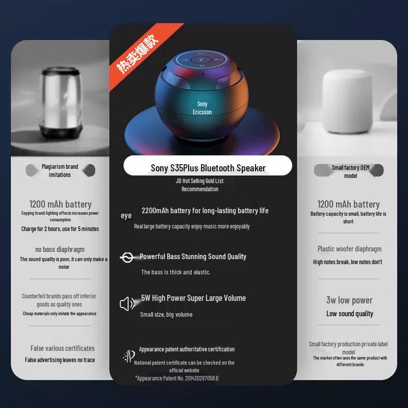 Soaiy Portable Multifunctional Bluetooth Speaker Series