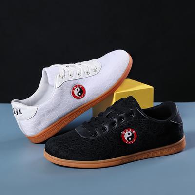 Nuove scarpe Tai Chi primaverili, mesh morbido, suola in tendine di bue, scarpe per arti marziali Kung Fu, scarpe da fitness
