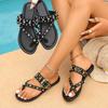 New Style Rivet Flat-bottomed Women's Shoes - Beach Sandals