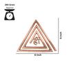 TREE MAISON CORONATING HOMES Copper Hii Helix | 6 Inch | Energy Booster Vastu Remedy | Vastu Helix Remedy for Zone Correction | Zonal Placement -