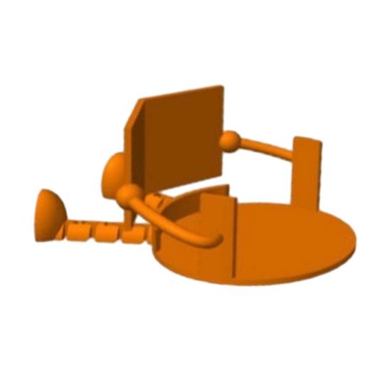 Napkin Holder Number 67 Shape Sitting Design Paper Towel Rack Easy Installation Bathroom Decor Organizer