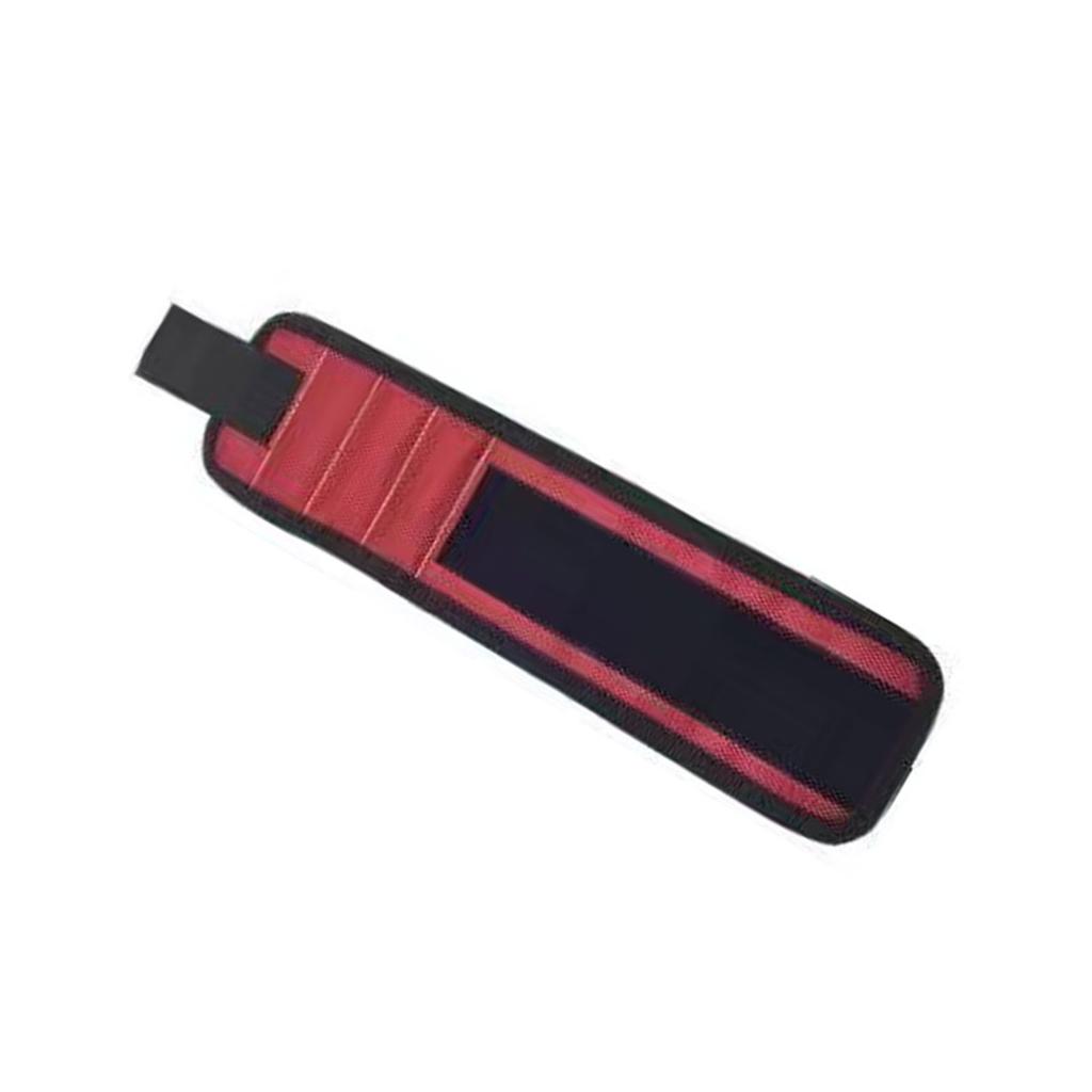 Wrist Tool Holder Multifunction Magnetic Wristband Tool Belt Organizer for Holding Screws Nails Drill Bits 3 Rows 6