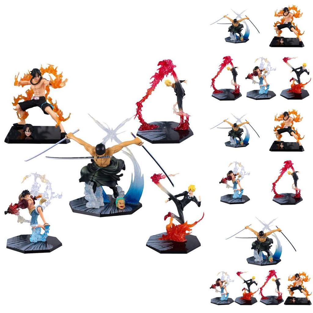 Anime One Piece Mode Monkey D Luffy Vinsmoke Sanji Portgasdace Ornaments Gift