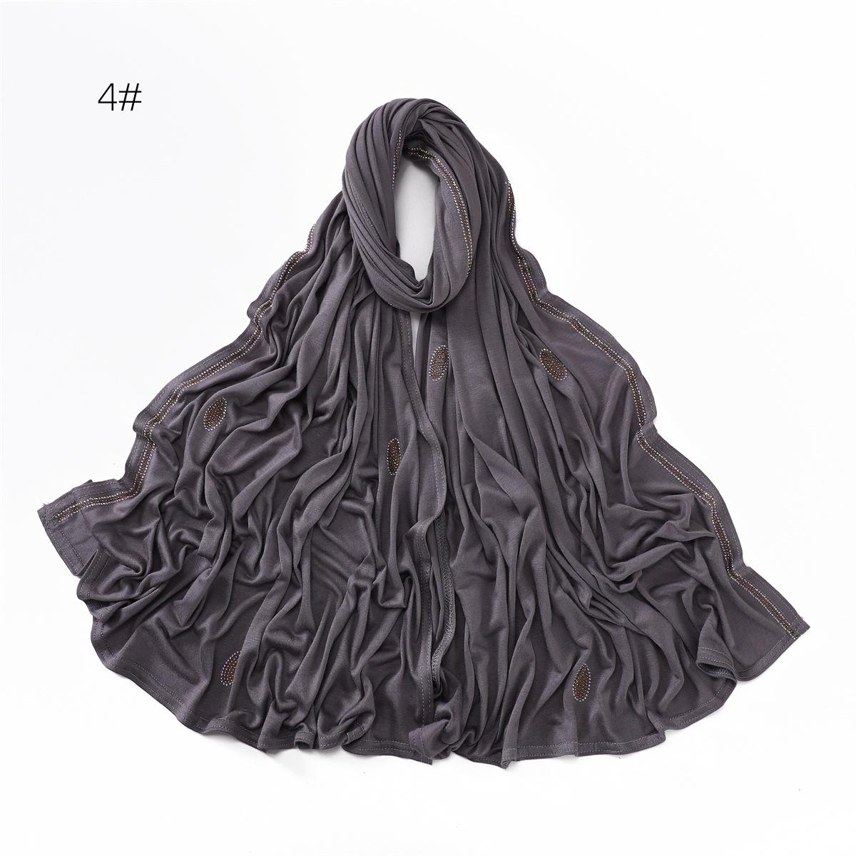 

Шарф из мерсеризованного хлопка с мерцающим бриллиантом: Эластичная, дышащая шаль для ближневосточного стиля