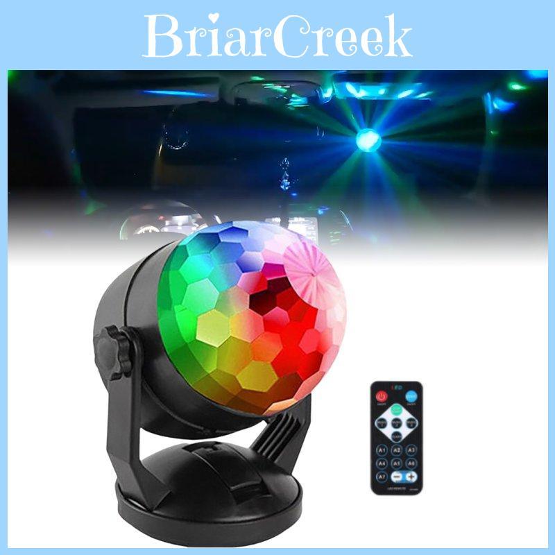 Mounted Vehicle Led Seven Color Spherical Rotate Projection Lamp Room Decoration
