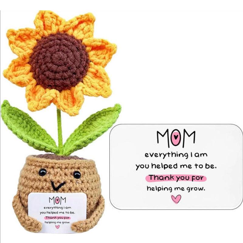 Mother's Day Gifts For Women Emotional Support Crochet Present Cute Desk Decor