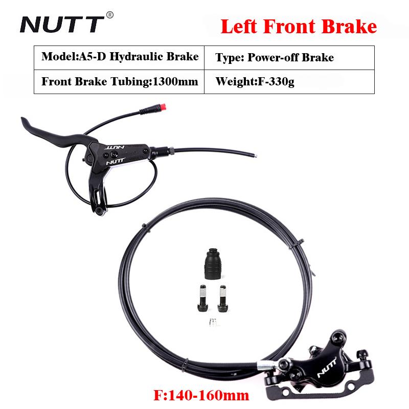 

NUTT A5-D Electric Scooter Hydraulic Brake For Zero 10X Mini KUGOO G1 Booster ES3 Dualtron Ultra Speedway E-Scooter Left Front