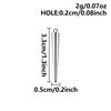 6pcs Mix Goth Punk Charm Stereoscopic Cone Pendant Stainless Steel Charms For Jewelry Making Supplies Handmade Earrings Necklace