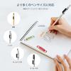 UMUST 10-Pack Magnetic Pen Holder with Silicone Clip, Adjustable Pencil Holder, Portable Pen Holder, Magnetic iPad Pen Holder for Gel Ink Pens, Dry