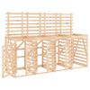 4 Ton Waste Bin Enclosure Solid Pine Wood