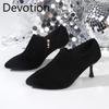 Pointed-toe and Low-heeled Shoes - New Arrivals for Autumn and Winter. Stylish and Versatile High-heeled Shoes. Devotion