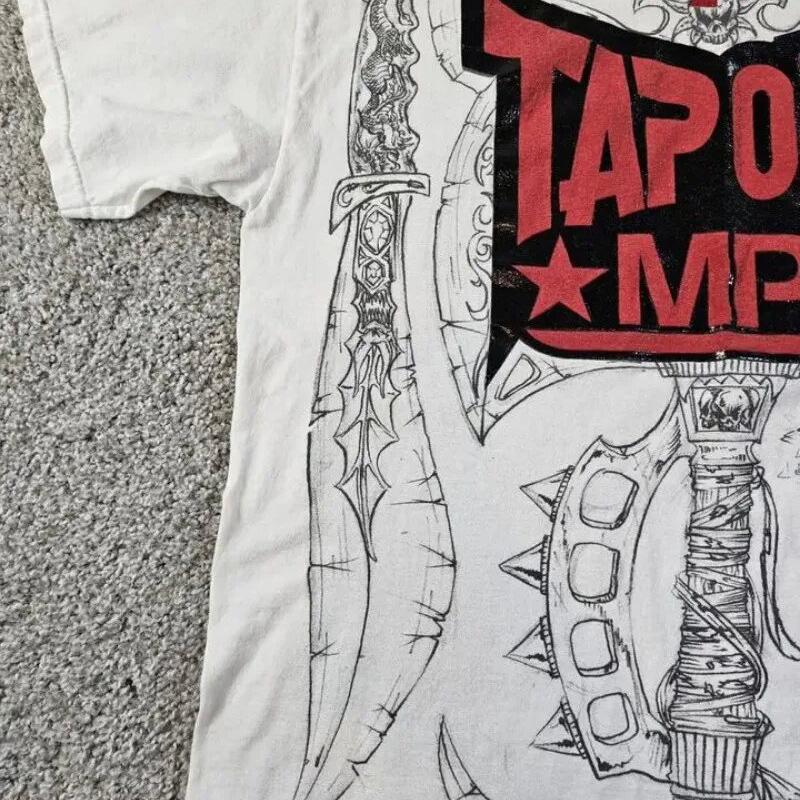 Y2K Ρετρό T-shirt Νέο Harajuku Χιπ-χοπ Στρογγυλή Λαιμόκοψη Κοντομάνικο Γοτθική Εκτύπωση Γράμμα Φαρδύ Τοπ Ρούχα Δρόμου