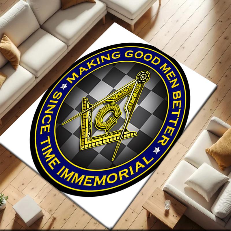 2026 New Style Illuminati All-Seeing Eye Carpet Rug for Living Room Bedroom Home Sofa Decoration,Kids play Non-slip Floor Mat