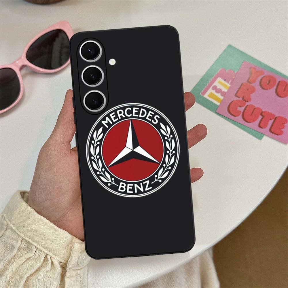 Car M-Mercedes-Benz Phone Case For Samsung S 24 Fe 25 Ultra Plus 20 Lite 21 30 22 23 24 22 Ultra 5G Fundas OX4