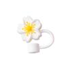 6Pcs Silicone Flower Straw Covers 10mm Straw Tips Protectors Dust-Proof Drinking Caps Straws Stopper for Stanley 30/40oz Tumbler