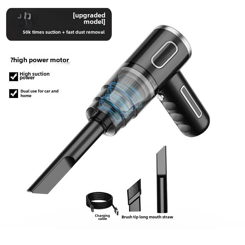 Wireless Portable Handheld Car Vacuum Cleaner with High Suction - Small Mini Dust Blower for Home Use