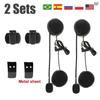 For EJEAS V6 PRO V4C V6C Helmet Headset Accessory Clip 3.5mm Microphone Speaker Headset for Vnetphone V4 Motorcycle Earphones Helmet Communication 7