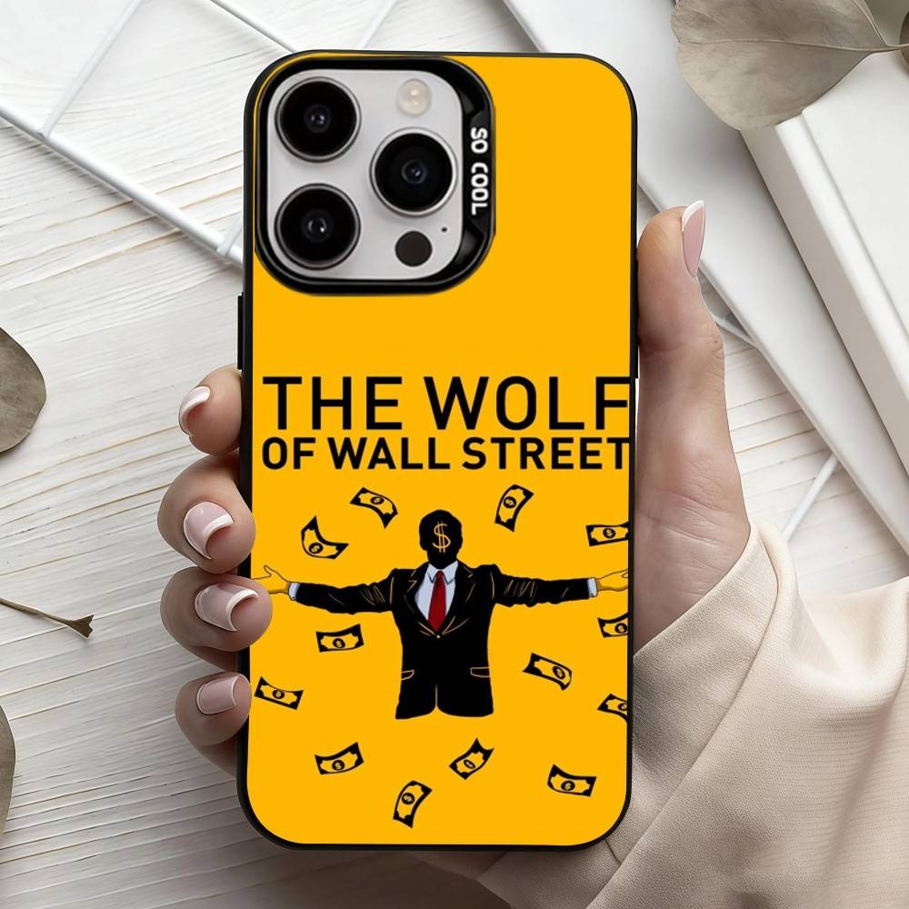 T-The Wolf of W-Wall S-Street TV Phone Case For iPhone17,16,15,14,13,12,11 Plus,Pro Max Black Candy Silver Phone Case