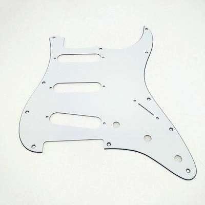 Sss Placa Traseira de Guitarra Elétrica Pickguard Cobertura de Captador Pontas de Knobs Para Protetor de Guitarra Elétrica