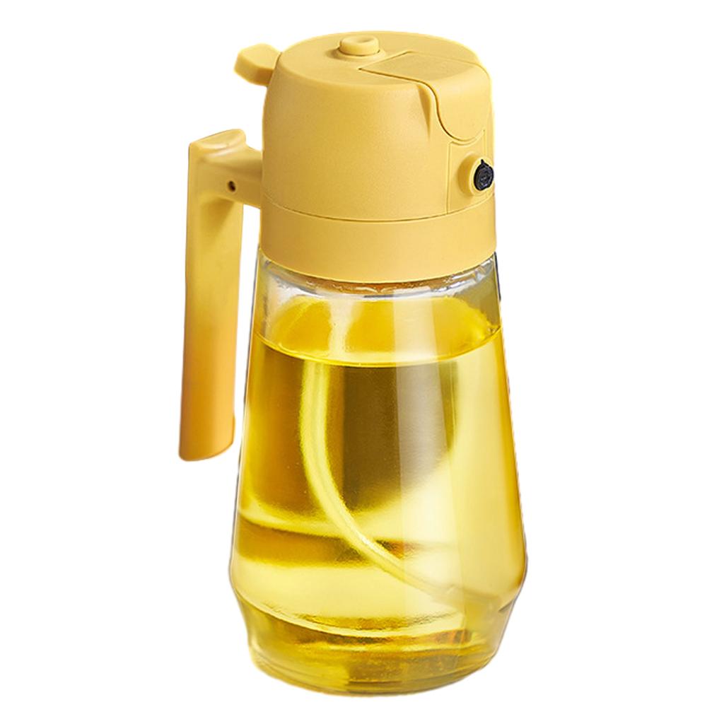 2 In 1 Oil Spray Bottle Kitchen Olive Oil Dispenser Leakproof High Capacity Oil Sprayer For Cooking Salad Barbecue BBQ Baking