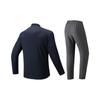 Anta Outdoor Training Urban Commuting Versatile Simple Comfortable Zip Stand Collar Water-Resistant Woven Straight-Leg Casual Sports Suit 952547204-2