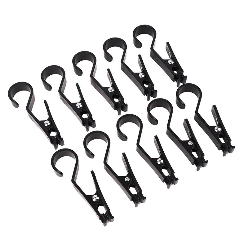 10ks Přenosný Venkovní Plachta Klip Hák Držák Multifunkční Hák Pro Stanové Kolíky Kempování A Cestování Stanové Příslušenství