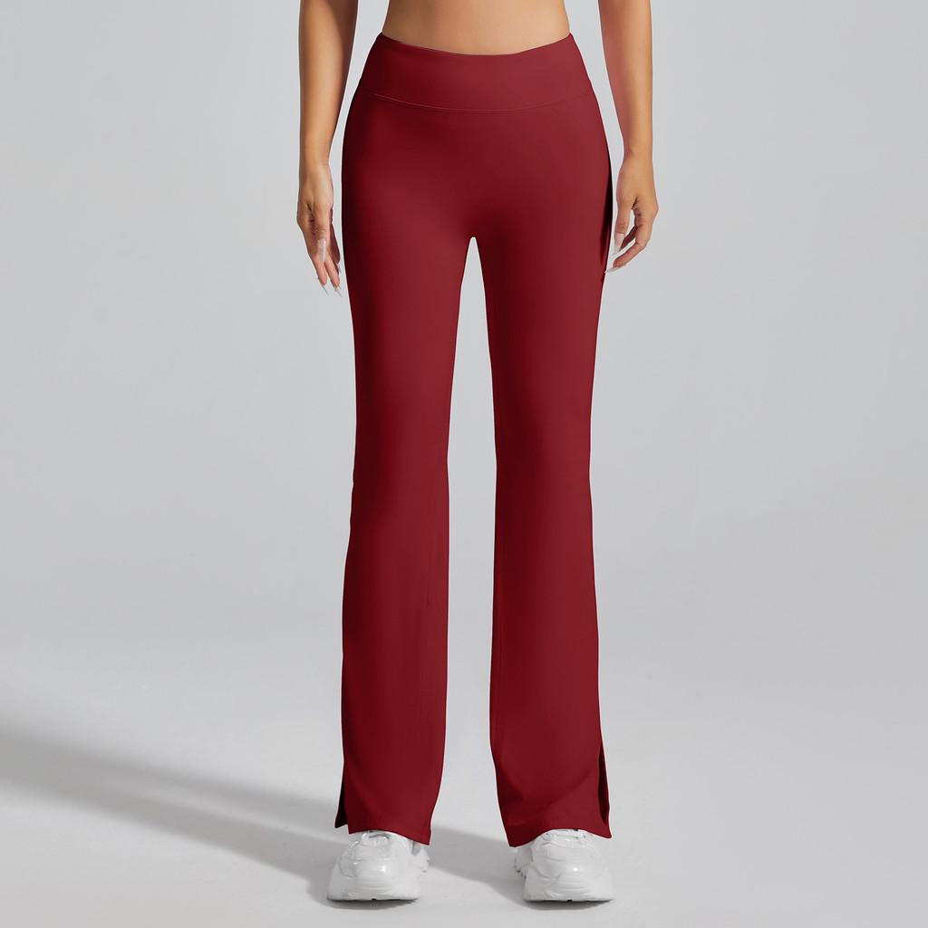 Leggings da Yoga con Controllo Pancia e Design a Zampa d'Elefante per Fitness e Danza da Donna