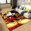 1pc Mickey Pattern Area Rug Soft Flannel Floor Mat for Living Room,Office,Bedroom and Carpet,Sofa Coffee Table Floor Mat