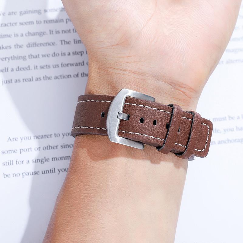 Same Men'S Business Versatile Belt Watch Waterproof Quartz Watch